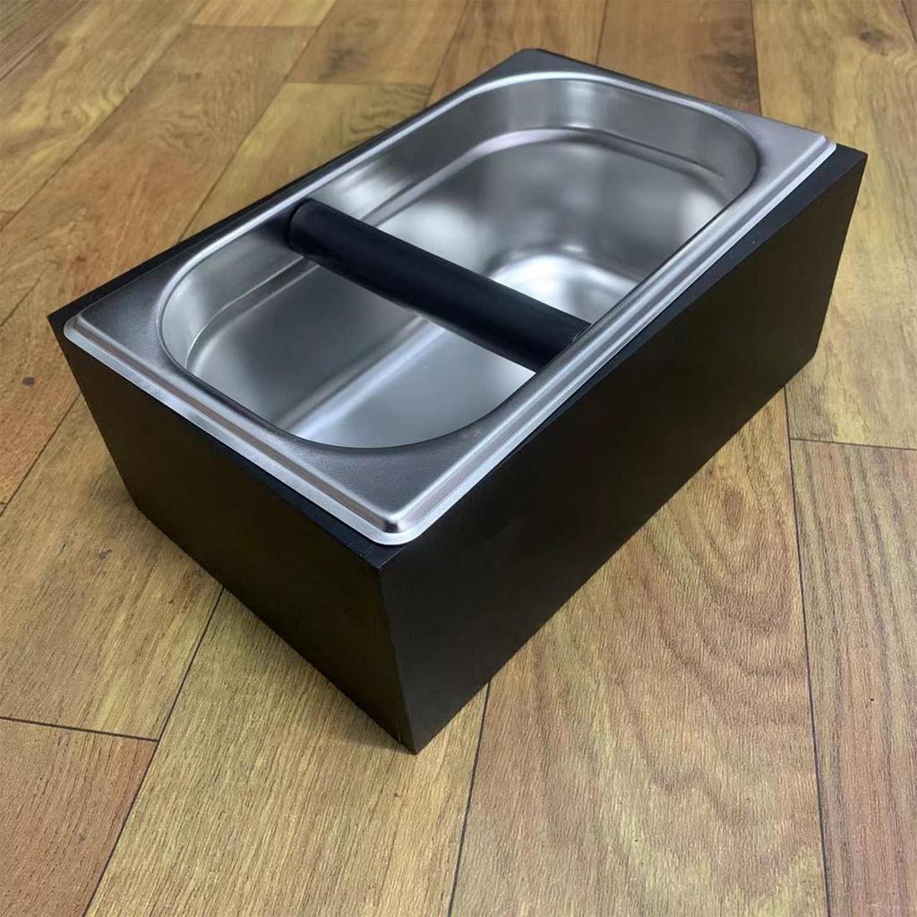 Espresso Knock Box, 304 Stainless Steel, Corrosion Resistant, Coffee Cake Container For Coffee Shops