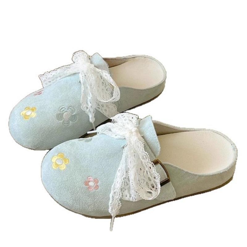 Cute you half-pedal slippers women wear white shoes niche board shoes summer women