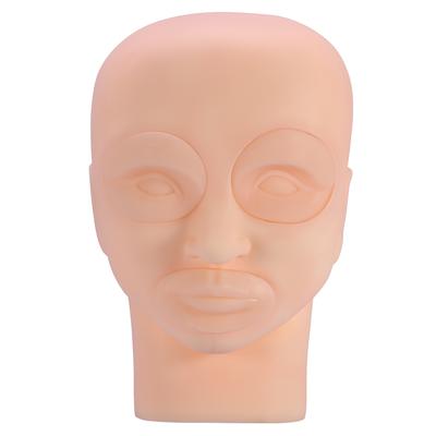 Neuer Abnehmbarer Silikon Make-up Augenbrauen Lippen Tattoo Übungs Trainings Mannequinkopf Modell