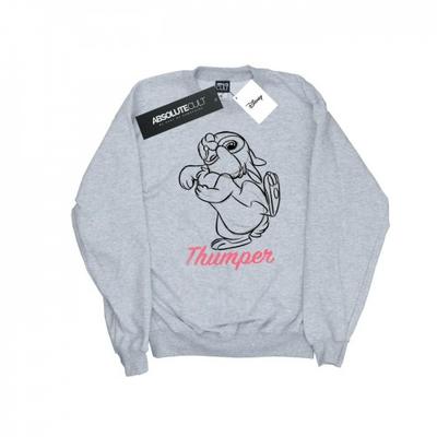 Womens/Ladies Bambi Thumper Line Drawing Sweatshirt