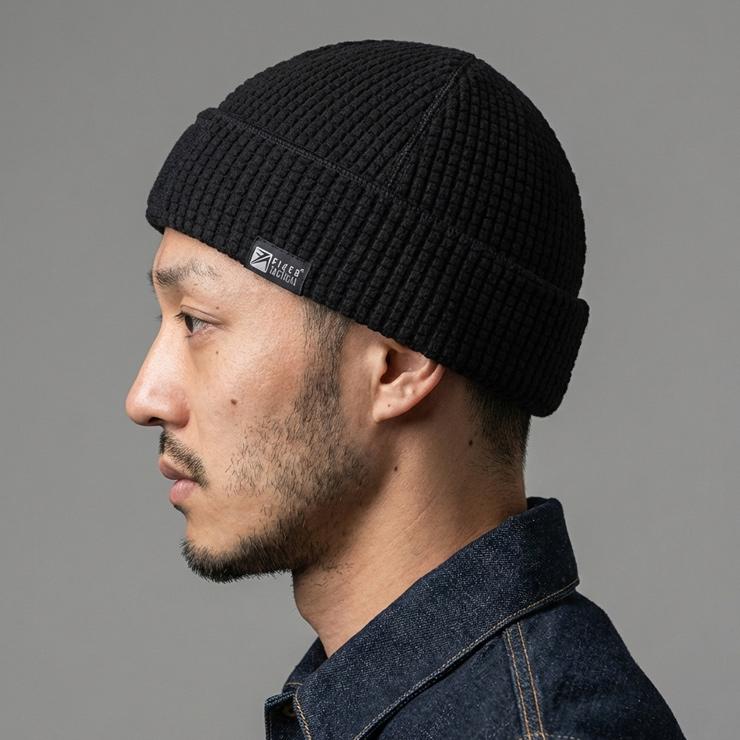 Paikeotaegtikeol Grid Fleece Warm Beanie