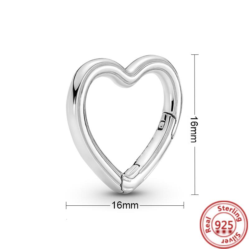 925 Sterling Silber Mini Hänge Charm Me Auge Baum Herz Stern Mond Kleeblatt Anhänger Perlen Passend für Original Pantaro ME Armbänder Zirkon