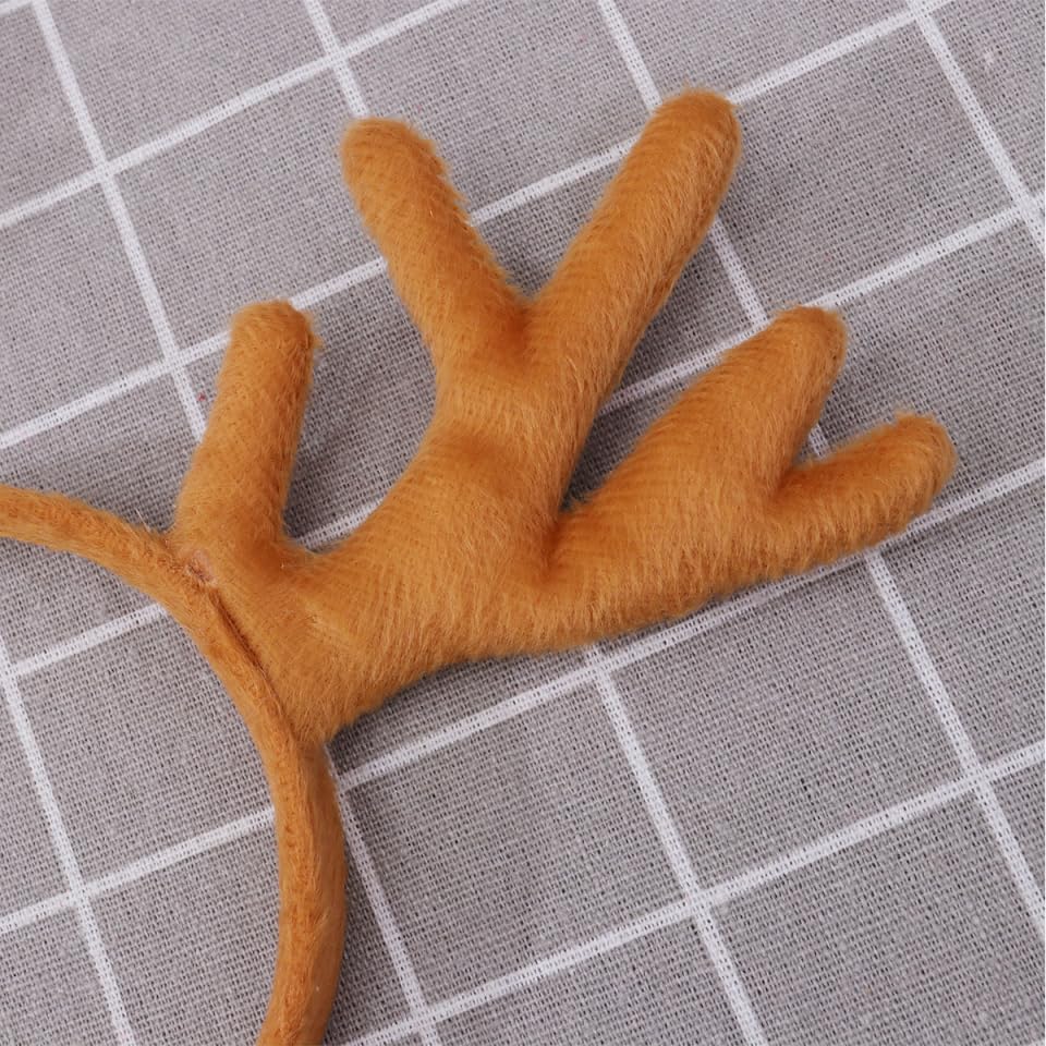 Toddmomy Reindeer Antler Headband, Unisex Hair Accessory, Cosplay Prop, Party, Christmas Hair Ornament, Costume Accessory