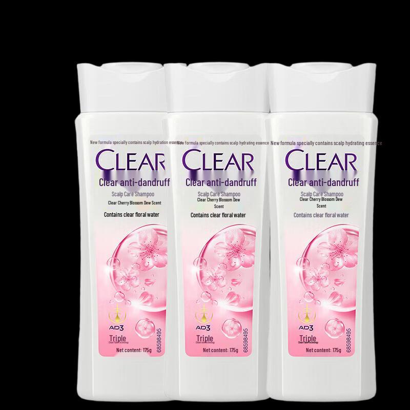 Clear Anti-Dandruff Scalp Care Shampoo with Sakura Blossom Scent