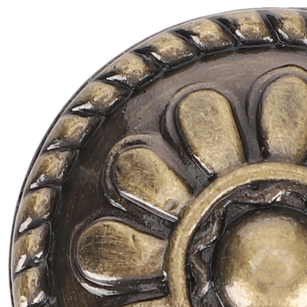 10 Set Solid Round Furniture Handle Antique Brass Door Pulls Cabinet Handle Home Decor