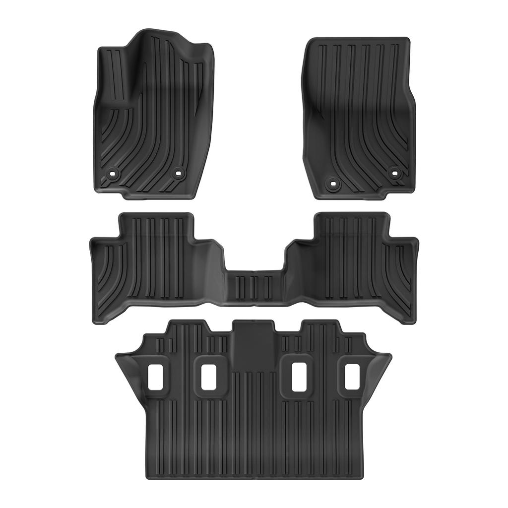 for Toyota Land Cruiser Prado LC250 2026-2026 Car Floor Mats Protective Mat 7 Seats Cargo Liner Trunk Pad Fit For Left Rudder