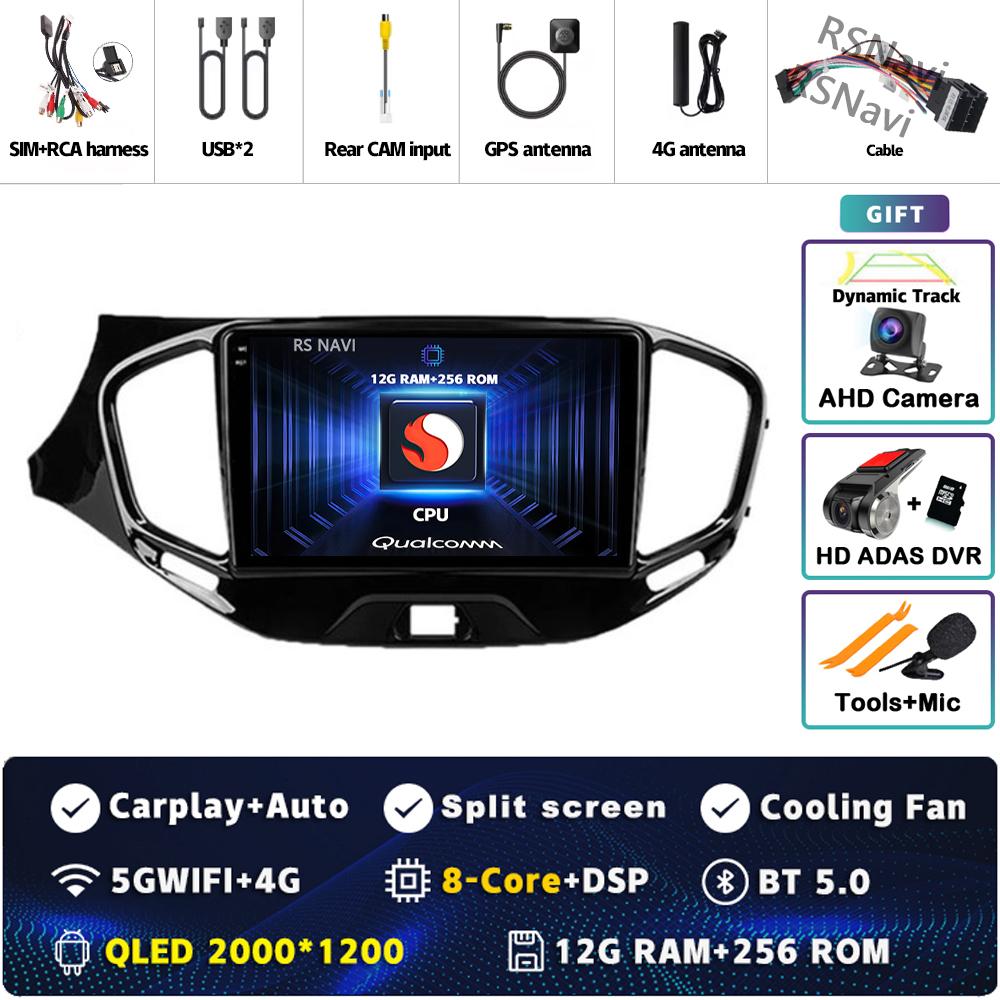 Android 14 Carplay Car Radio For LADA Vesta Cross Sport 2015 - 2020 Multimedia Video Player Navigation GPS Stereo 2Din Head Unit