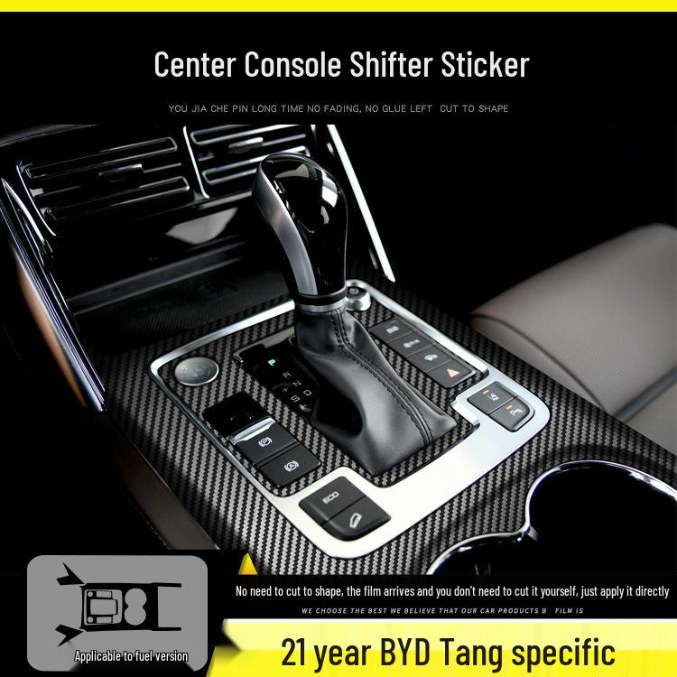 BYD Tang 21-24 Carbon Fiber Interior Anti-Kick Stickers