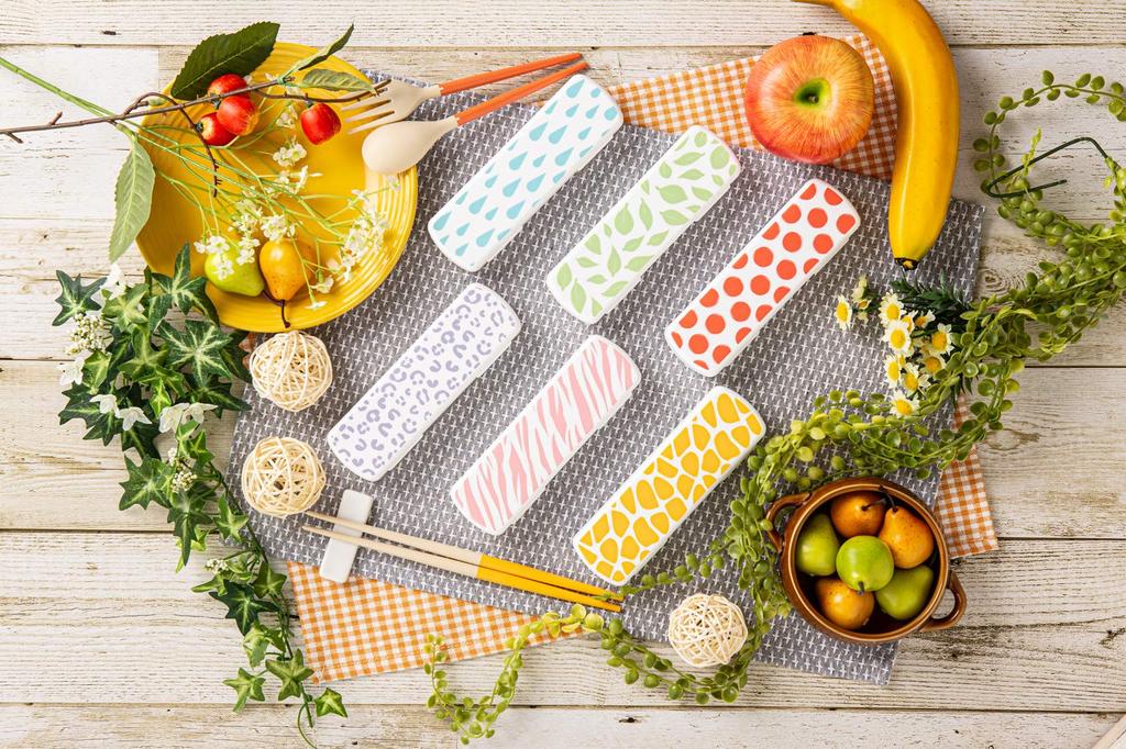 New Way Japan Chopstick Cutlery Set with Interchangeable and Perfect for Made In Drop My Cutlery Set, Chopsticks, Spoon, Fork, Lunchboxes, Portable,
