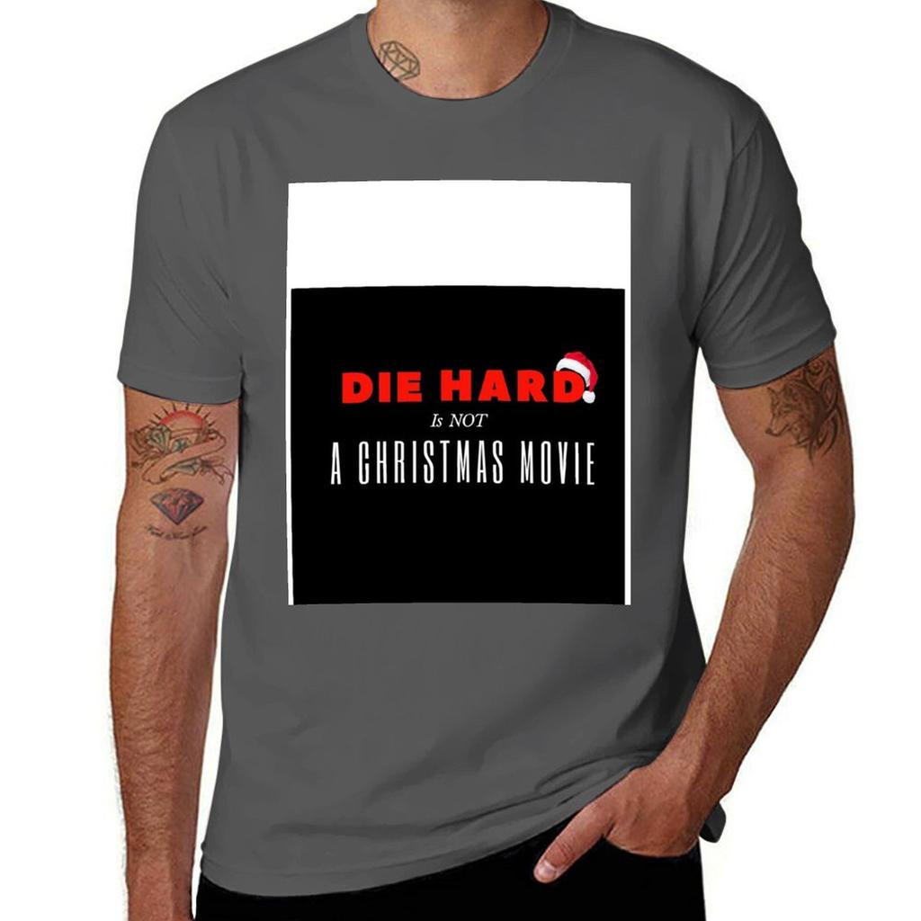 Die Hard Is Not A Christmas Movie Background TShirt Plus Size NonShrink TShirt