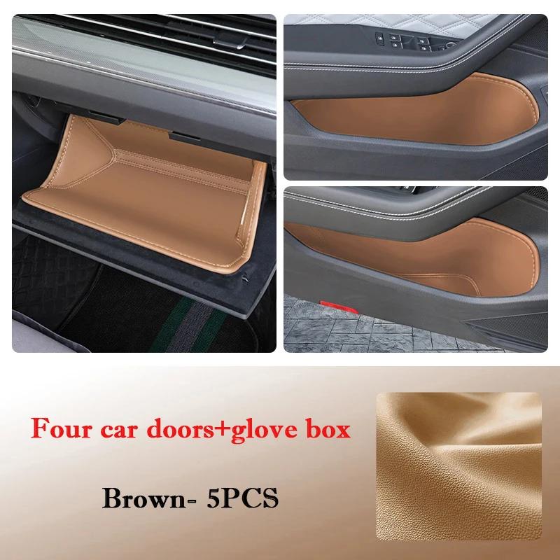 For Toyota Corolla E210 Corolla Cross 2019-2026 Car Door Slot Protective Pad Leather Waterproof Glove Box Mat Auto Accessories