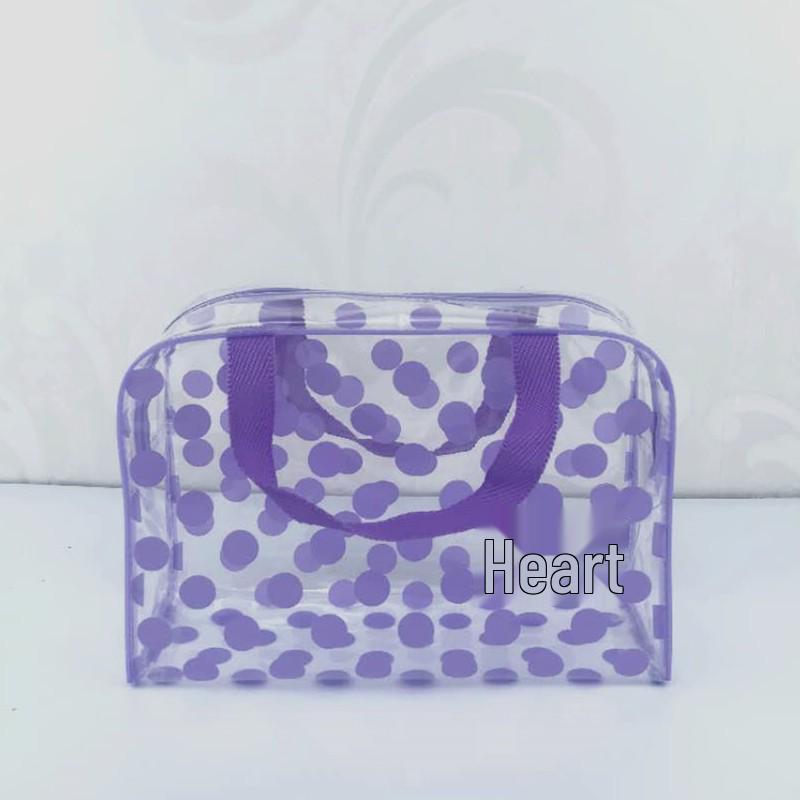 Waterproof PVC Transparent Toiletry and Cosmetics Travel Organizer Bag