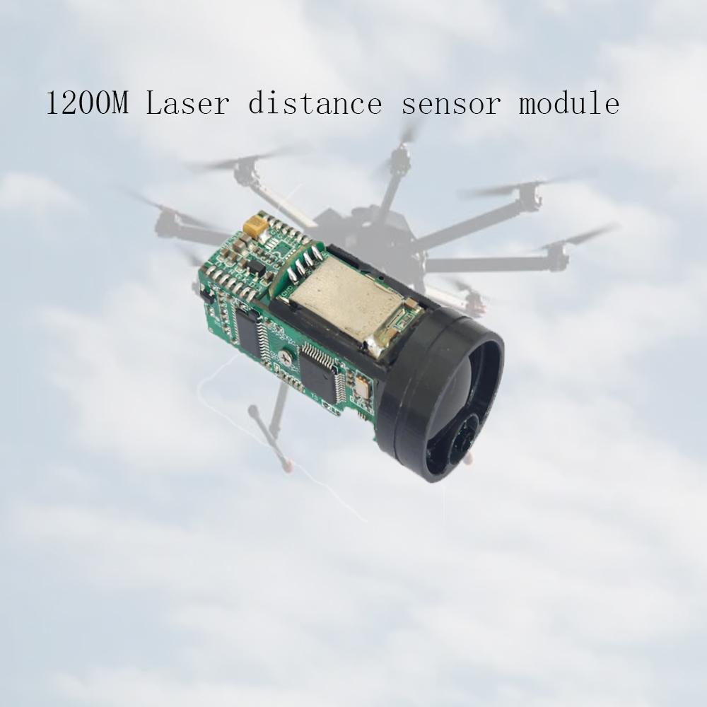 1200M Long Distance  Laser Ranging Speed Sensor Serial Range Finder TTL Level for Drone Industrial Development