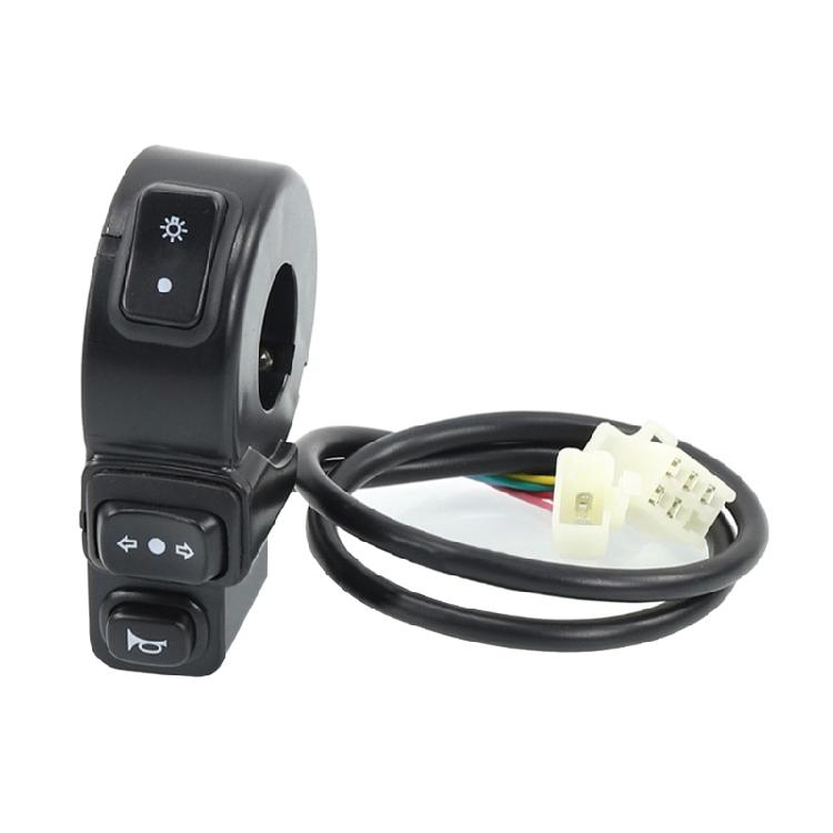 3-in-1 Light Horn Turn Switch Signal Button Set for Scooter Electric Bike ABS-