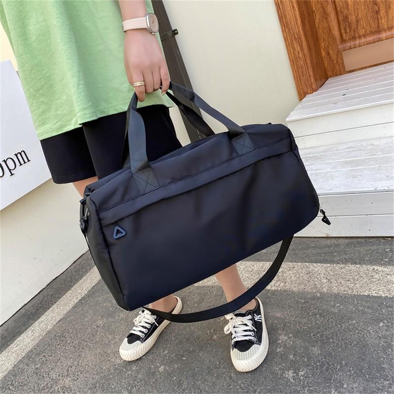 Dry and wet separation yoga bag fashionable simple wind fitness bag candy color fashion handbag