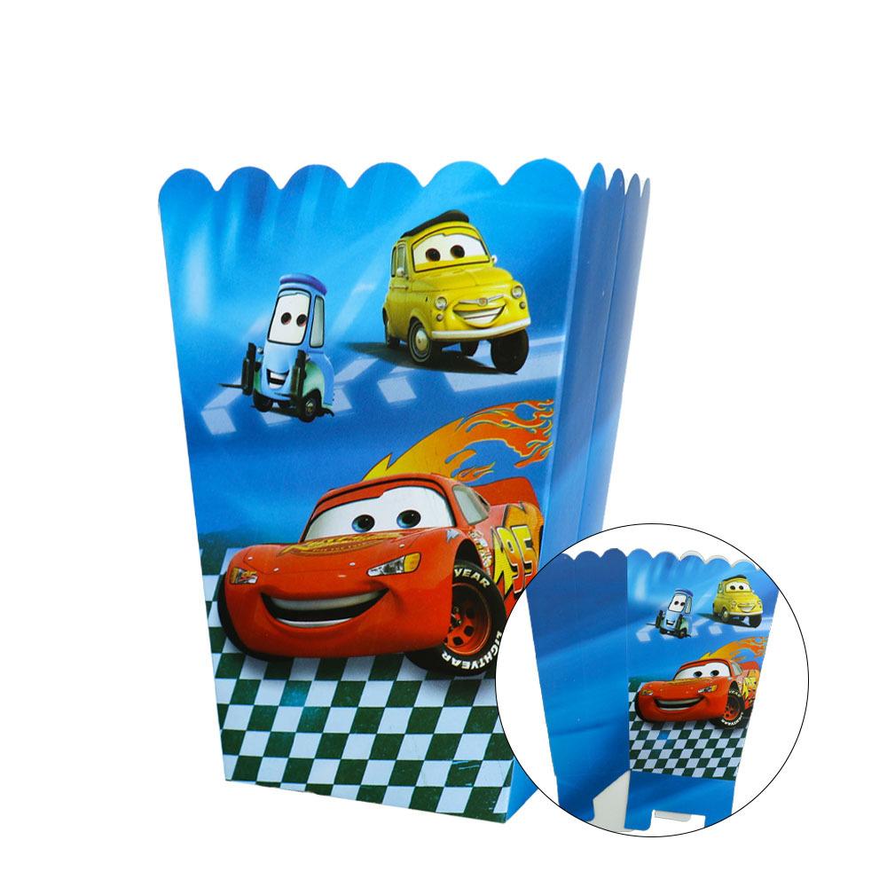 Płomień Samochód Urodziny Party Supplies Jednorazowa Zastawa Stołowa Talerzyki Papierowe Kubki Papierowe Ręczniki Papierowe Dekoracja Urodzinowa dla Chłopców Trójwymiarowa
