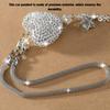 Mirror Ornament Interior Pendent Zinc Alloy Vehicle Accessories for Women Rear View Hanging Decor Car Supplies