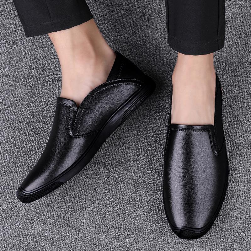 FashionSummer Luxury Shoes Brand Designer Men Loafers Genuine Leather Casual Shoes Mens Slip-ons Mocasines Hombre Man Moccasin Spring