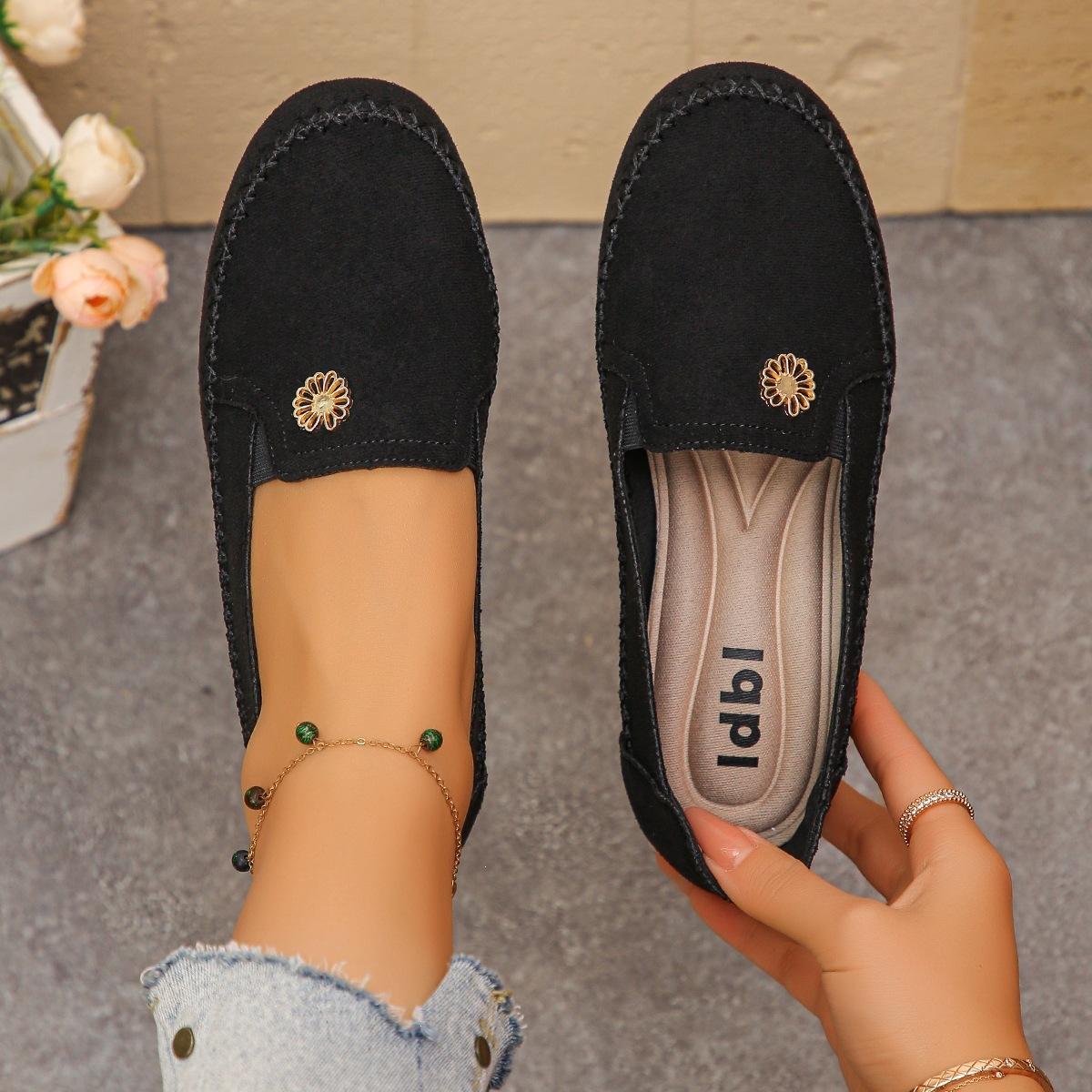 Flat Shoes - New Style, Single Shoes, Women s Shoes, Casual Shoes 35 чёрный