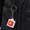 Tactile Mechanical Switch Clicker Five-Star Red Flag Keyboard Fidget Toy, 3D Printed Decompression Button Fun Desk Toy for Stress Reduction Keychain,