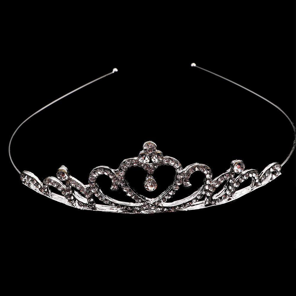 Hair Accessories Tiara Head Piece Crystal Rhinestone Crown Headband Bridal Wedding Jewelry Tiaras Crowns Headbands Stunning