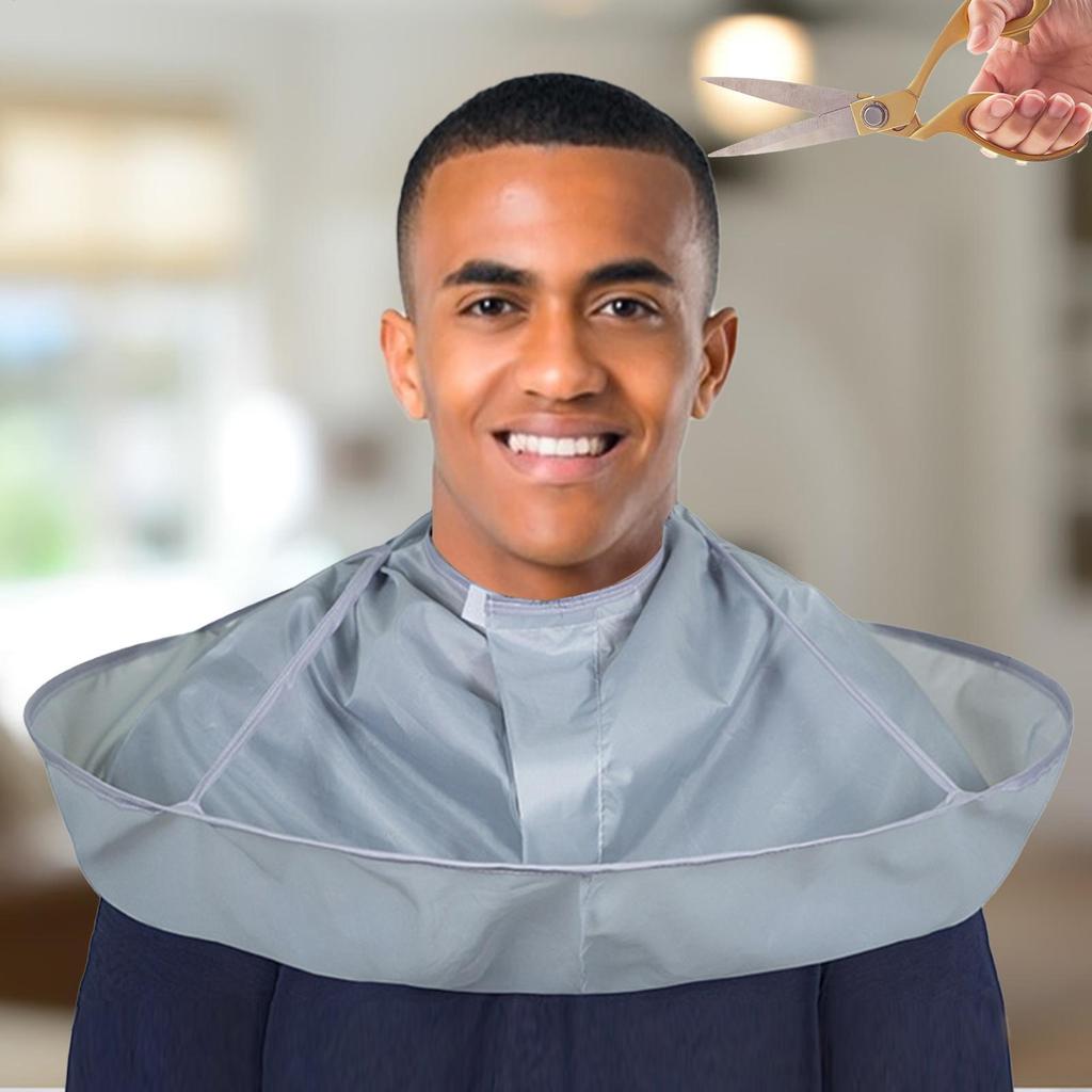 Adult Haircut Cloak Cloth Hair Dye Breathable Household Haircut Cloak Foldable Haircut Tool Umbrella Cape