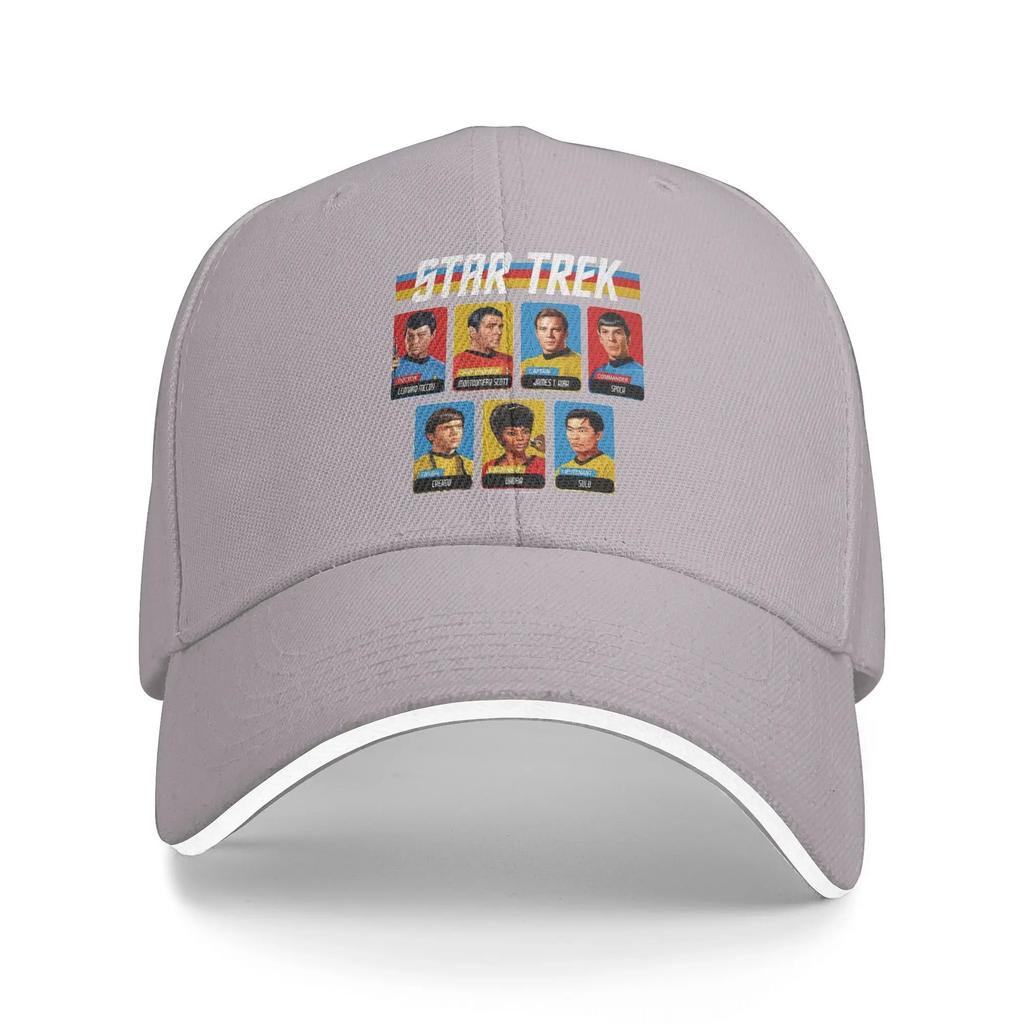 New Design Baseball Cap Stars Treks Original Series Retro Full Color For Unisex Golf Cap Casual Funny Movie Snapback Cap Gift