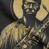 Herren T-Shirt St. John Coltrane Vintage 100% Baumwoll-T-Shirts Kurzarm-T-Shirt Rundhals Kleidung Einzigartig