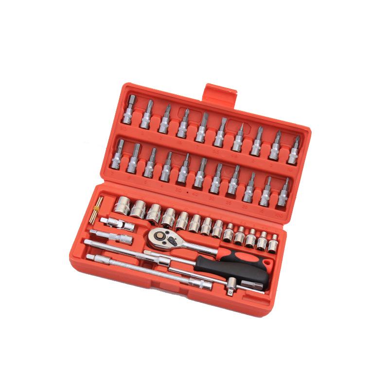 Kit de réparation automobile Xiaofei: Jeu de clés à cliquet, tournevis et douilles rapides pour l'entretien automobile