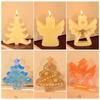 Christmas Tree Silicone Moulds Castings Molds Plaster Molds Scented Candle Molds Ornament for Chocolate Cake Decorations