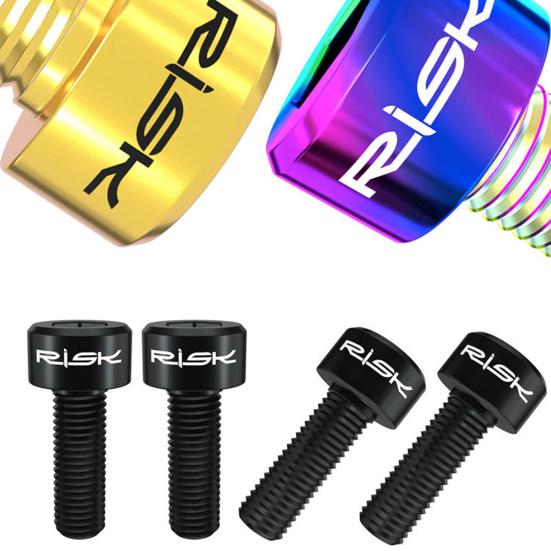 2Pcs Shifter Screw Lightweight Anode Good Toughness Stable Titanium Alloy Anti Corrosion Trigger