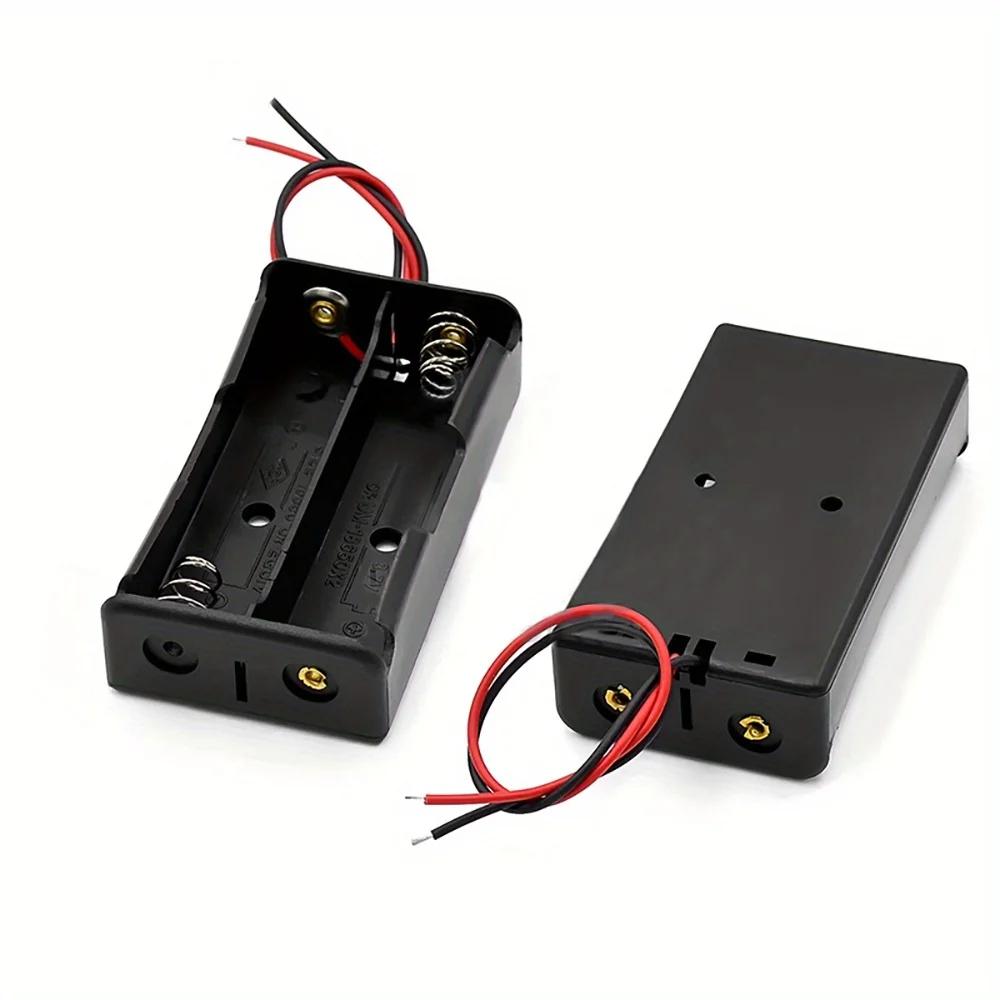 18650 Battery Holder Box 1S 2S 3S Lithium Battery Storage Case 18650 Series Power Bank Cases With Cord