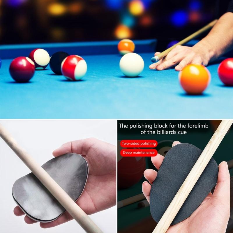Efficient Sponge Polishing Pad for Cue Stick Care Removes Dirt and Scratches Wear Resistant Smooth Shaft Cleaner