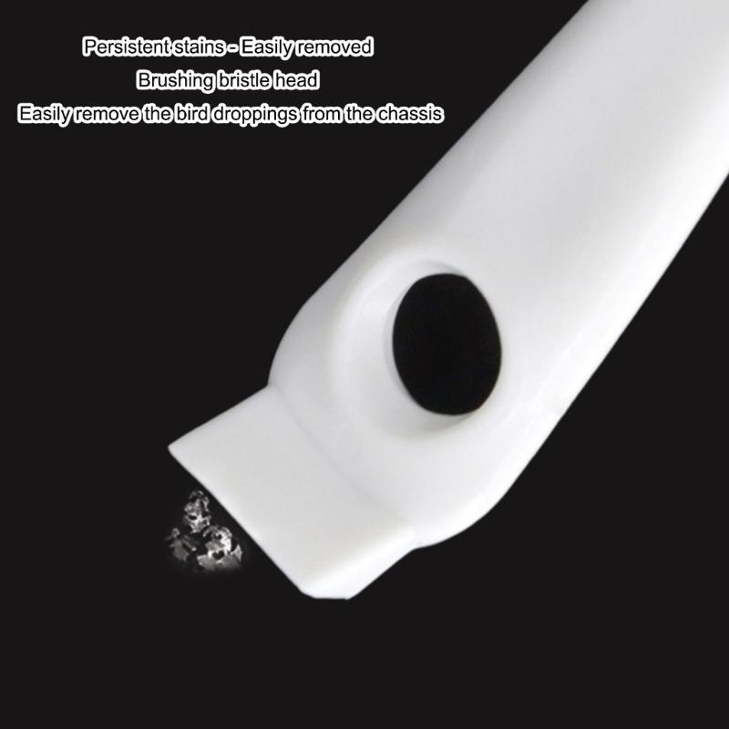 Multipurpose Plastic Pet Cage Brush Featuring Scraping Tool Easyly Grip For Bird Habitat Sanitization