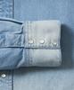 Poteoli Light Denim Shirt (Light Blue)
