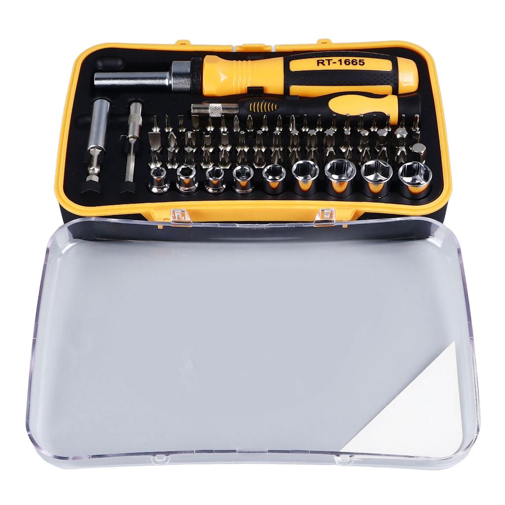 65-teiliges Schraubendreher-Set Multi-Bits Reparatur-Schraubendreher-Kit für Elektronik Möbel Automobil