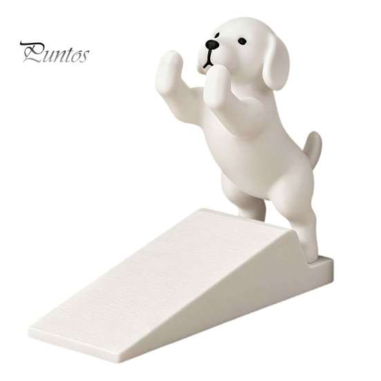 Heavy Duty Door Stop Cute Dog Stopper, 3D Printed Wedge Stopper for Bottom of Door, Non-Slip Holder, Decorative Bedroom Room Accessory