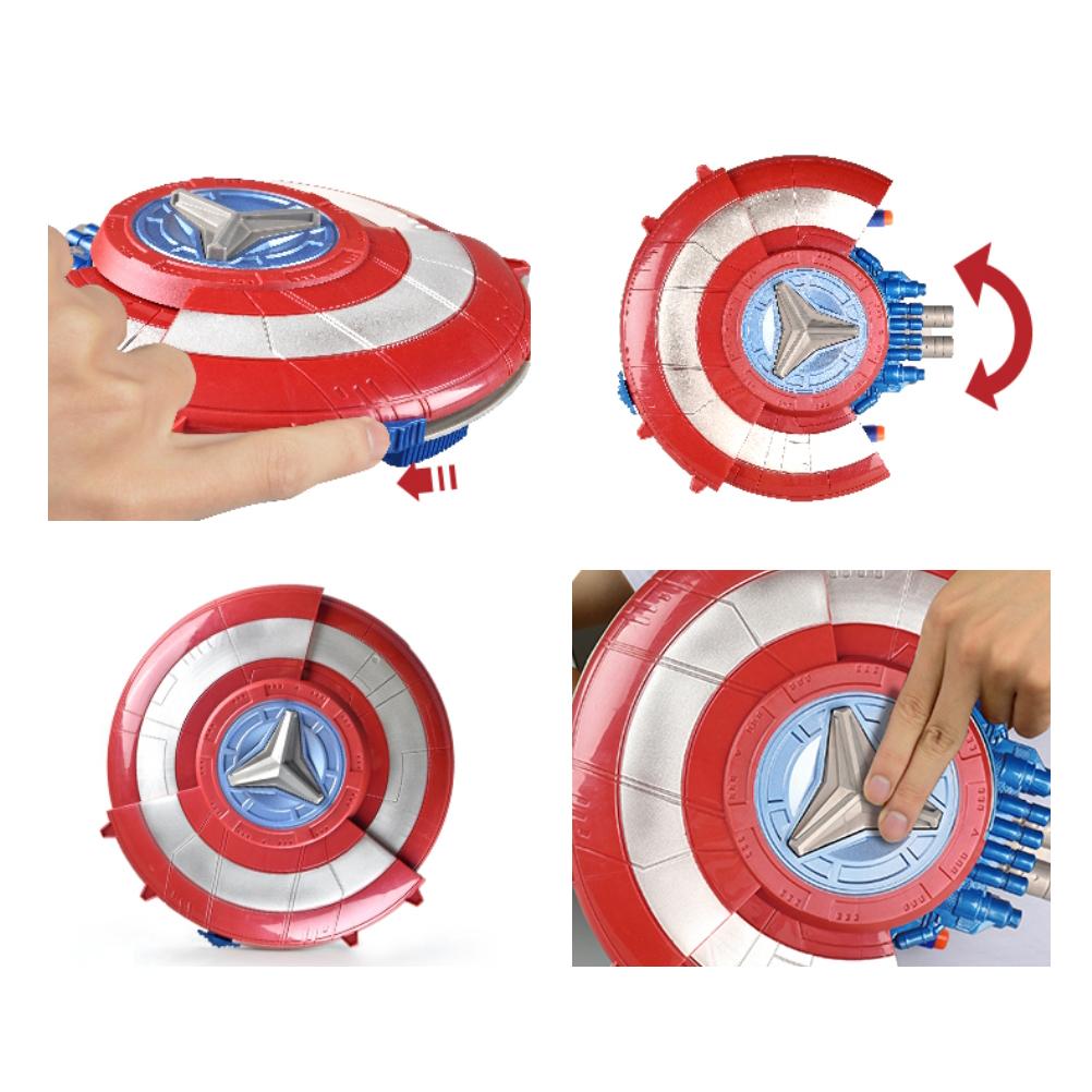Shield Soft Launcher Toy Shield Ejection Toy Cosplay Props Gift for Kids