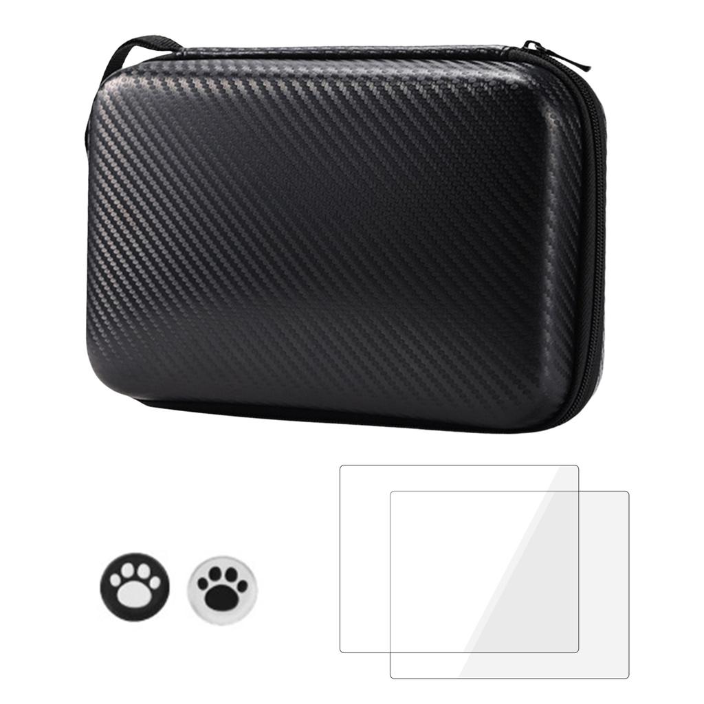 Scratchproof Storage Bag for R36S R35S K36 Gaming Accessories Game Console Carrying Case with Screen Film Joysticks Caps
