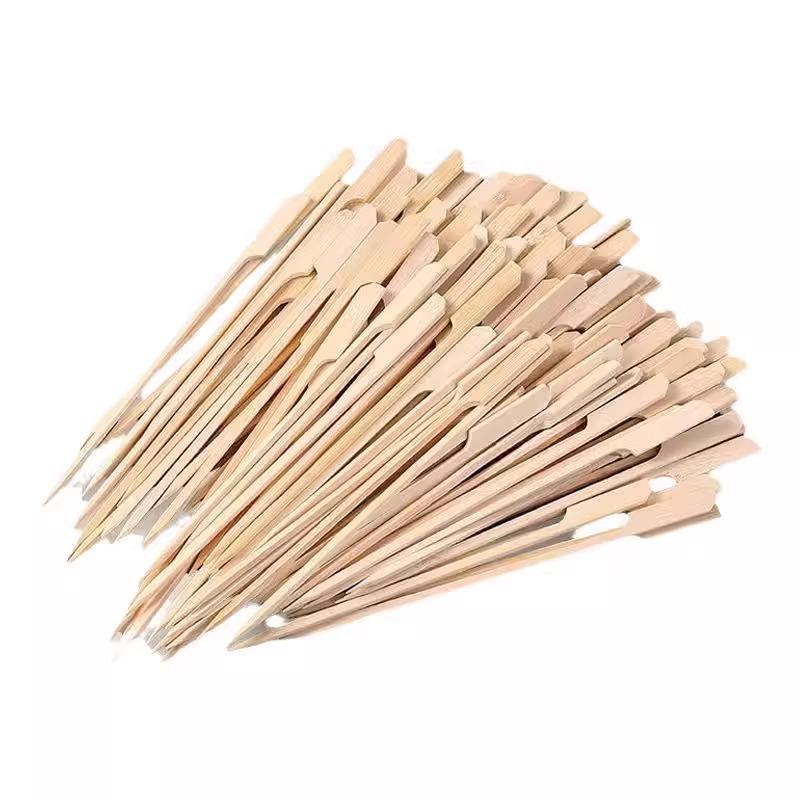 Candied Hawthorn & Oden Bamboo Skewer – Disposable Fruit Skewer Fork Tools
