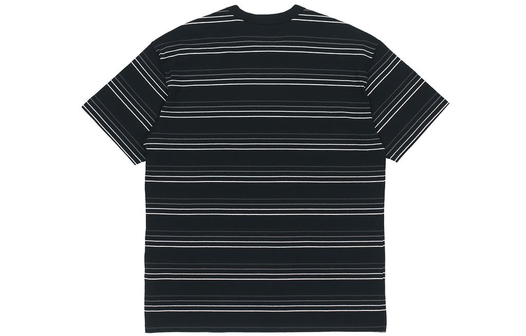 Nike T Shirts Men's Black Crew Neck Moderate Straight Fit DB6532-010