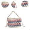 DIY Knitting Crochet Bag Kit Flower Hand Woven Handbag 7.09x2.76x5.12" Crossbody Girls Holiday