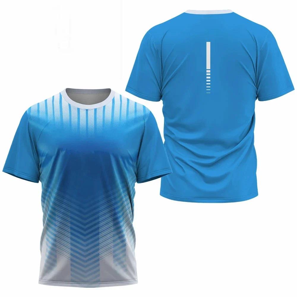 Popular Fitness Running T-shirt Men's Summer Quick Drying Breathable Short Sleeved Round Neck Top Outdoor Casual Sports Pullover
