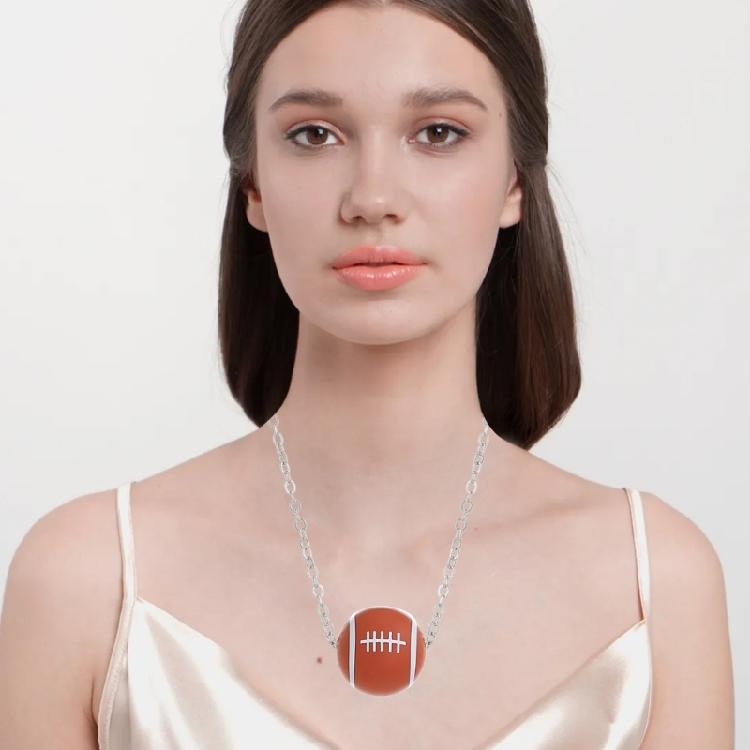 Unique Sports Balls Neckchains Stylish Pendant Necklace for Jewelry Collectors