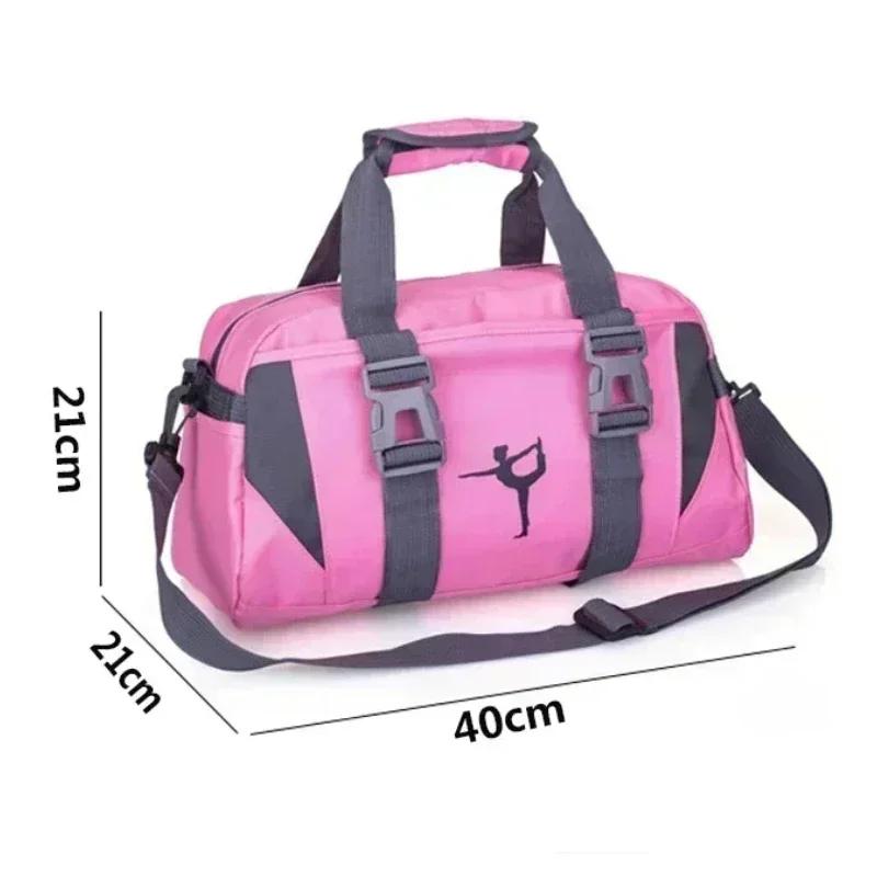 Yoga Fitness Bag Waterproof Nylon Training Shoulder Crossbody Sport Bags For Women fitness Travel Duffel Clothes Gym bags bolsos