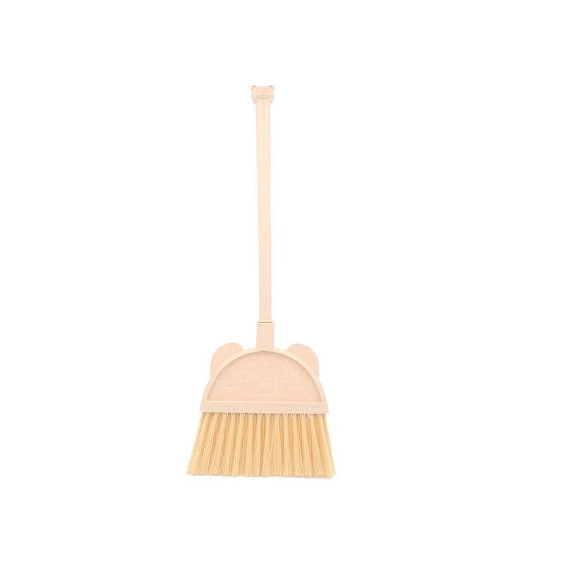 Children's Mini Broom & Dustpan Set - Soft Plastic Learning Tool