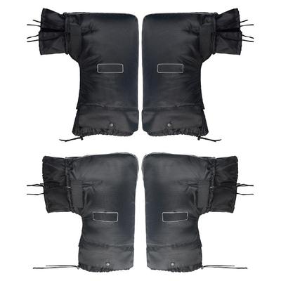 Gants de guidon de moto Manchons Gants chauds d'hiver Imperméables Coupe-vent