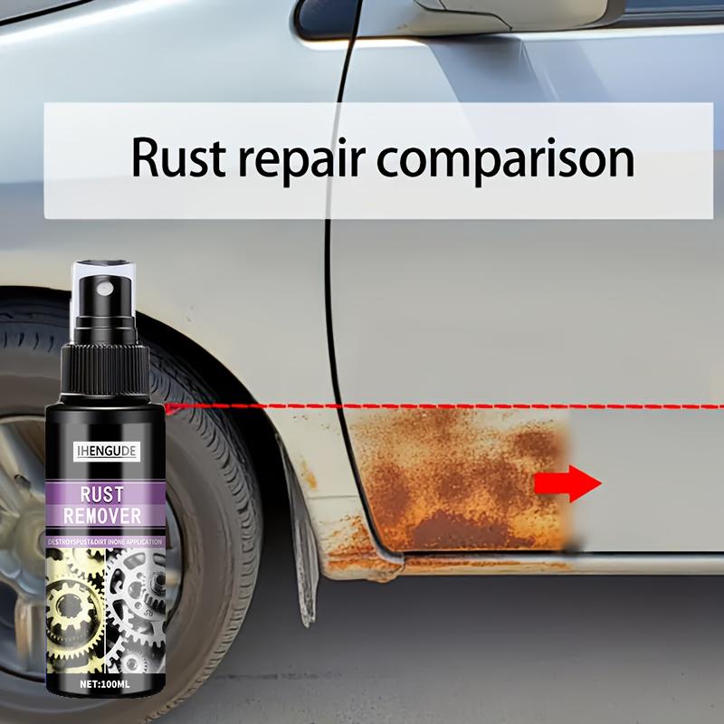 

Rust Remover Spray - Fast-Acting Rust Converter and Polish, Residue-Free Formula, Suitable for Metal Surfaces, Wheel Hubs, Car Doors 100ml