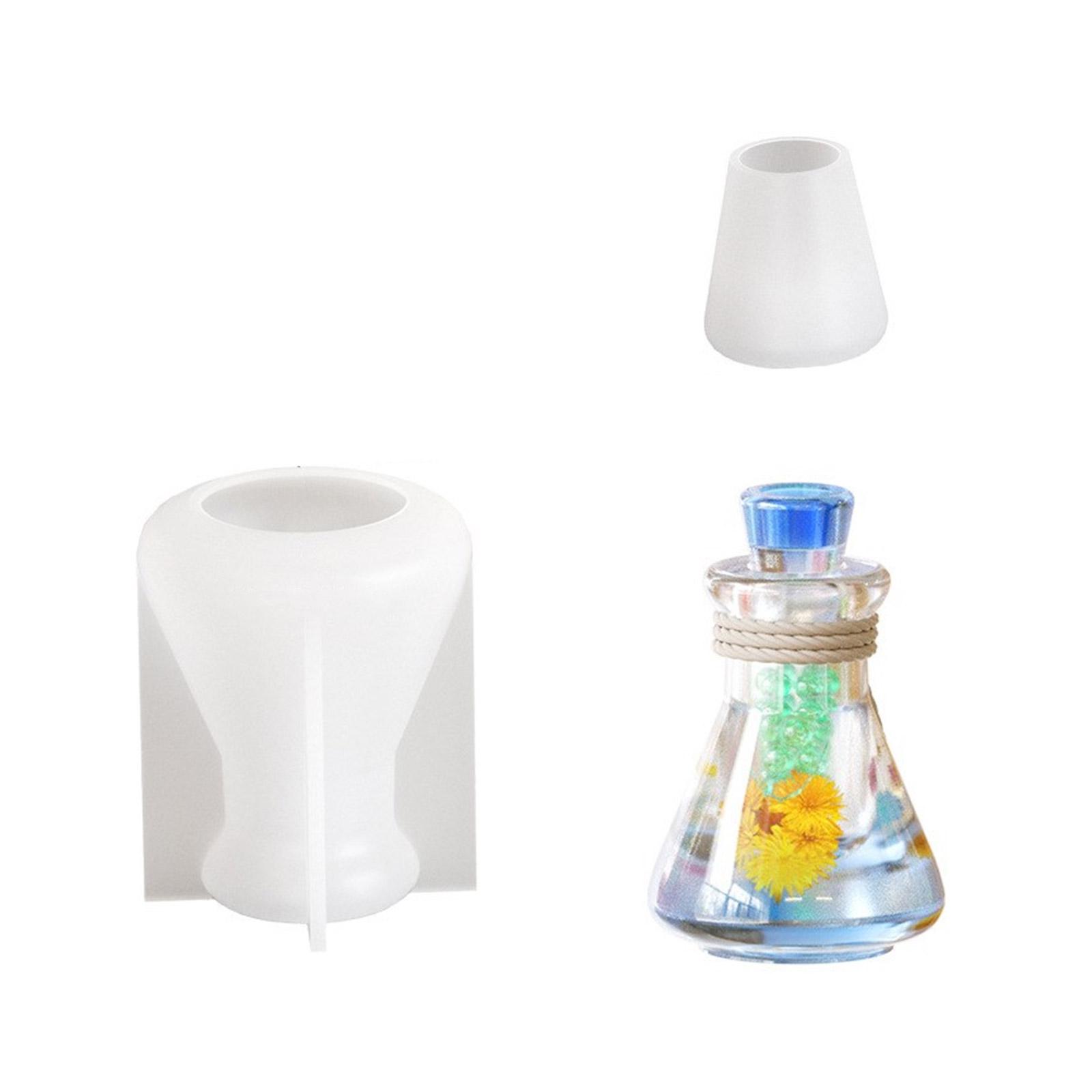 

Силиконовая форма для бутылки для дрейфа, сделай сам, кристаллы, эпоксидная смола, звезды, формы для бутылок с сердечками, ночная декоративная штукатурка, бетон 5