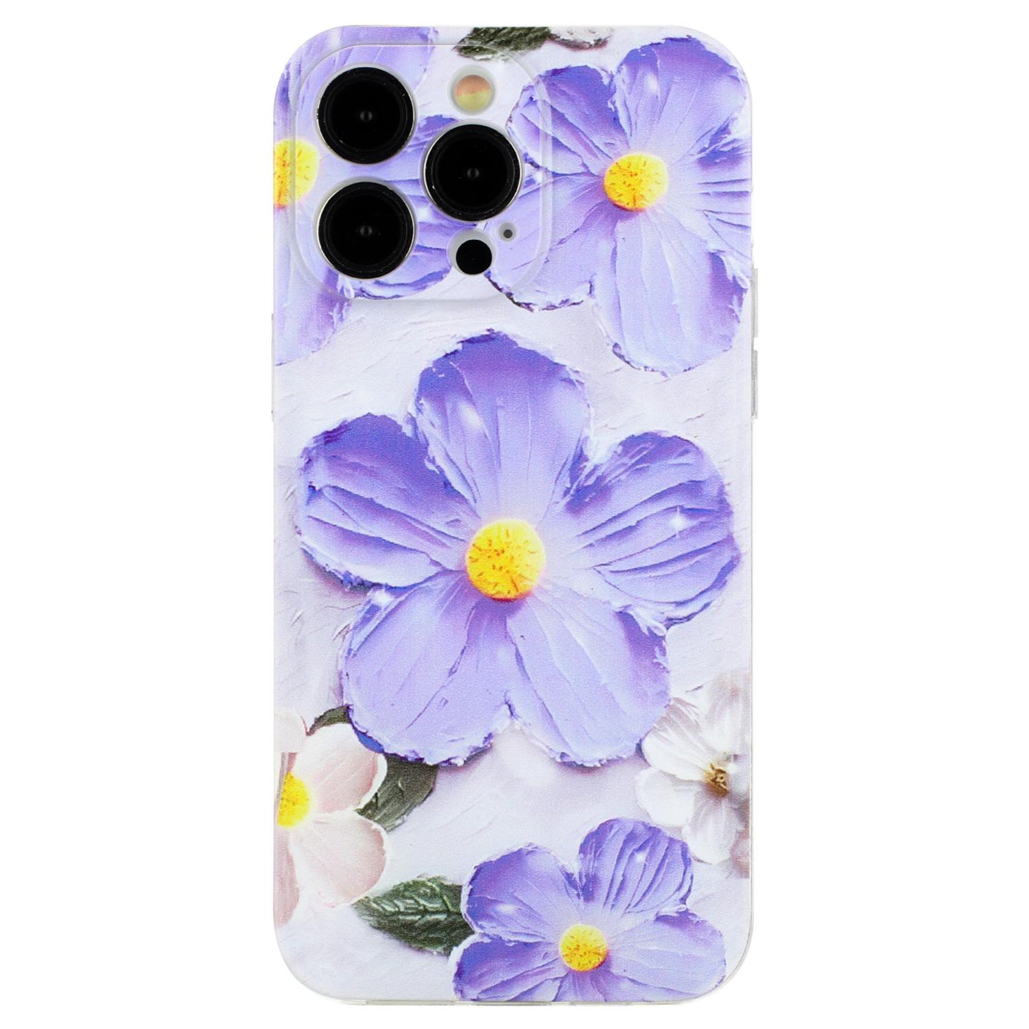 

TPU Case for iPhone 14 Pro Max Shell Pattern Printing Protective Back Cover F